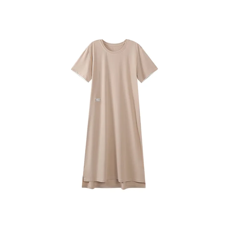 XIA.WA.ZHI.XIU Nightgown Women's Camel-0