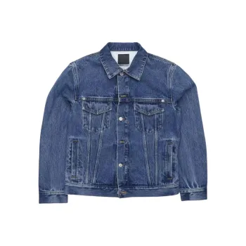 GIVENCHY SS23 Denim Jacket Men's Indigo