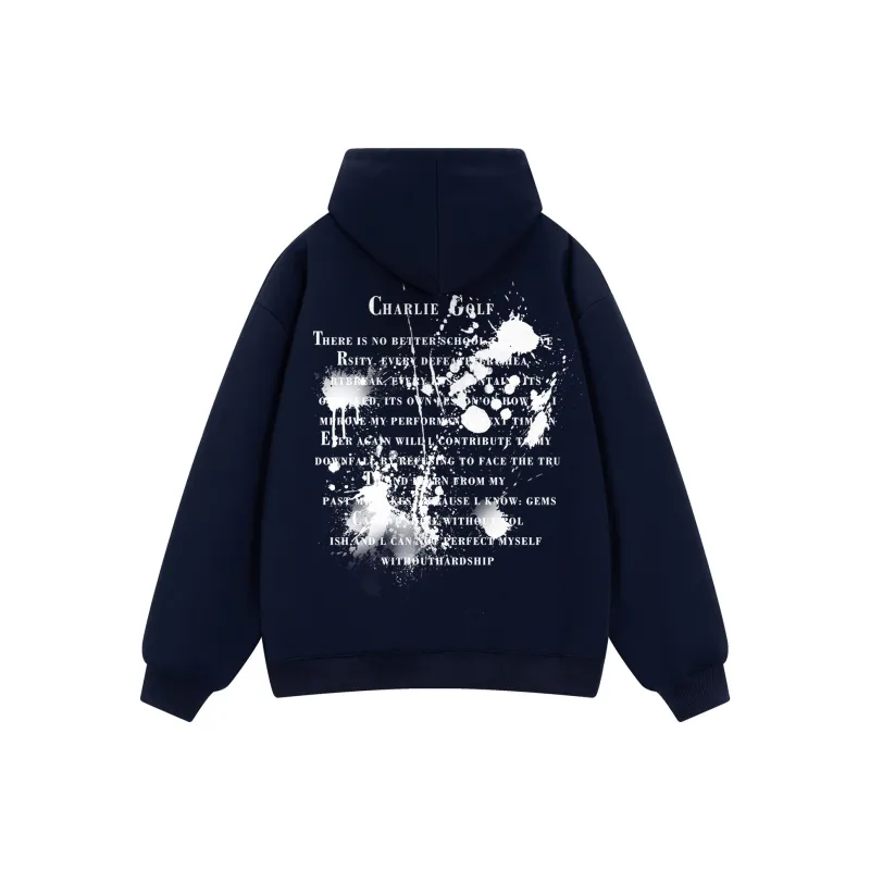 CHARLIE GOLF Sweatshirt Unisex White-8