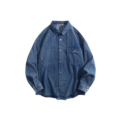 FAIRWHALE Denim Button-Ups Unisex