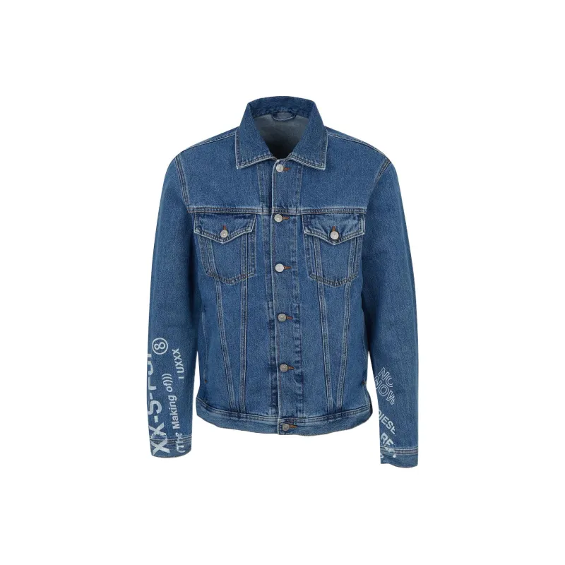 DIESEL Denim Jackets Men Blue-0