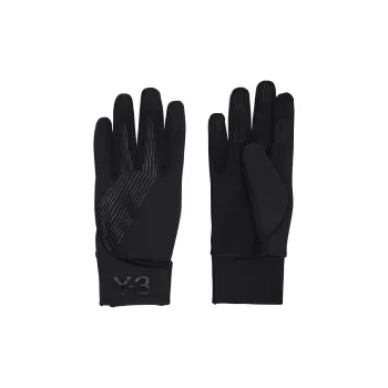 Y 3 Sports Gloves Unisex Black