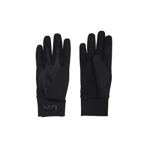 Y 3 Sports Gloves Unisex Black