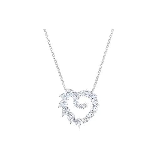 HARRY WINSTON Platinum Pendants Women's Silver