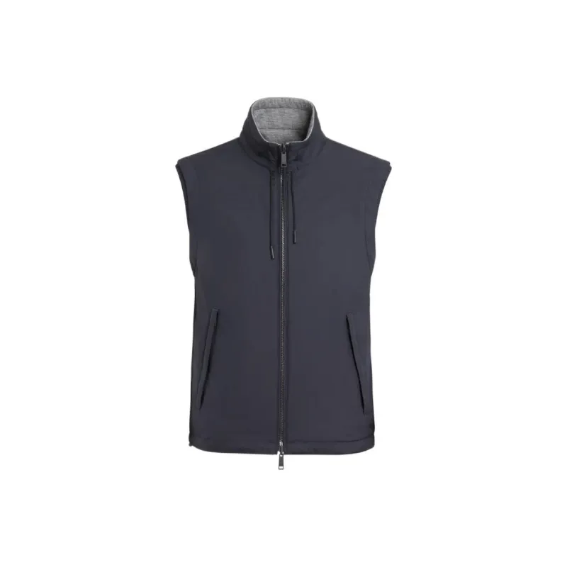 Ermenegildo Zegna Reversible Brezza Vest-0