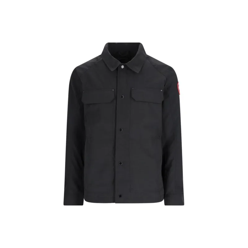 Canada Goose Burnaby Logo Jacket-0
