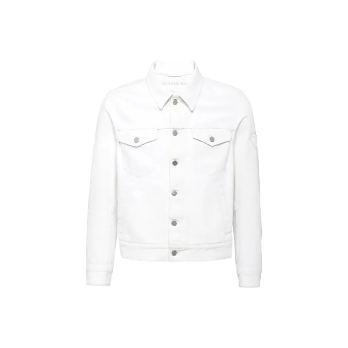PRADA Denim Jackets Men White-0