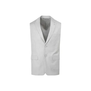 DIOR Striped Sleeveless Jacket