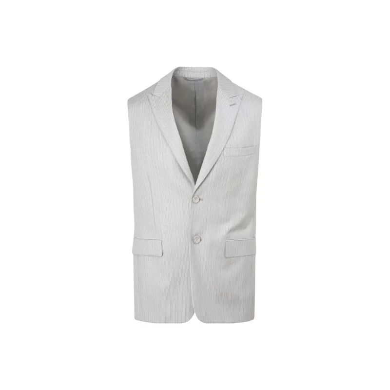 DIOR Homme Striped Sleeveless Jacket-0