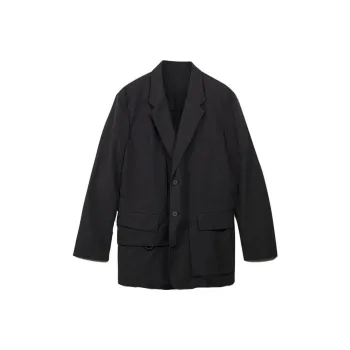 Y 3 Cr Nyl Crease effect Single breasted Blazer
