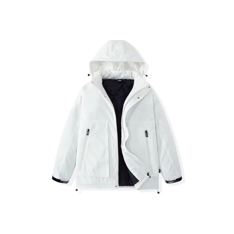 BRNR Thickened And Fleece-Lined Single-Layer Windbreaker Jacket Unisex-0