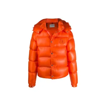 Moncler Down Jackets Men Orange
