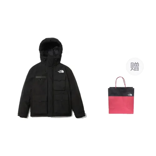 THE NORTH FACE Down Jacket Unisex Black Shopping Bag Included