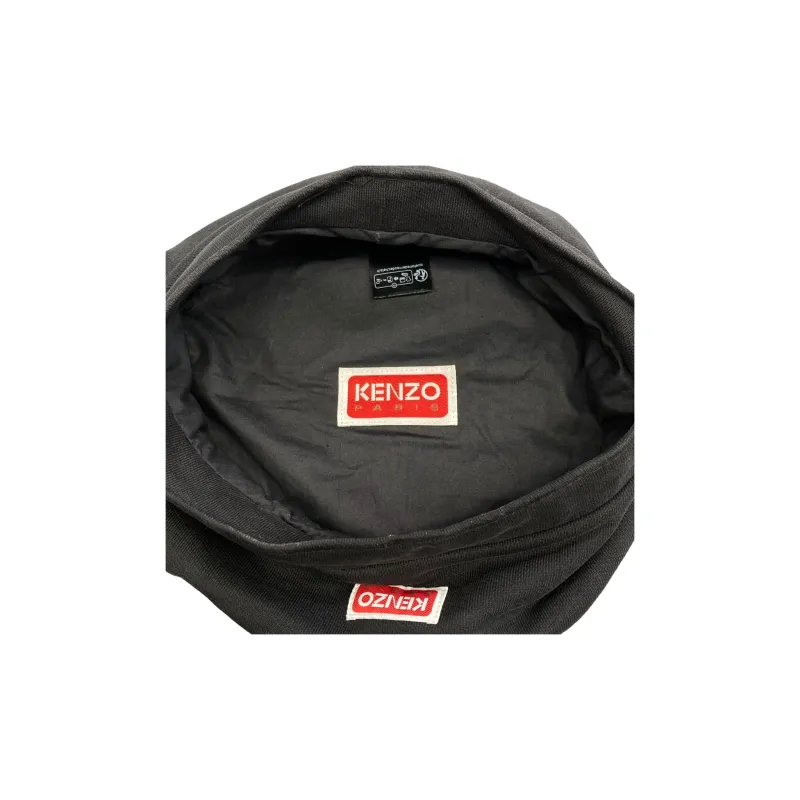 KENZO Logo-patch Cotton Beret-4