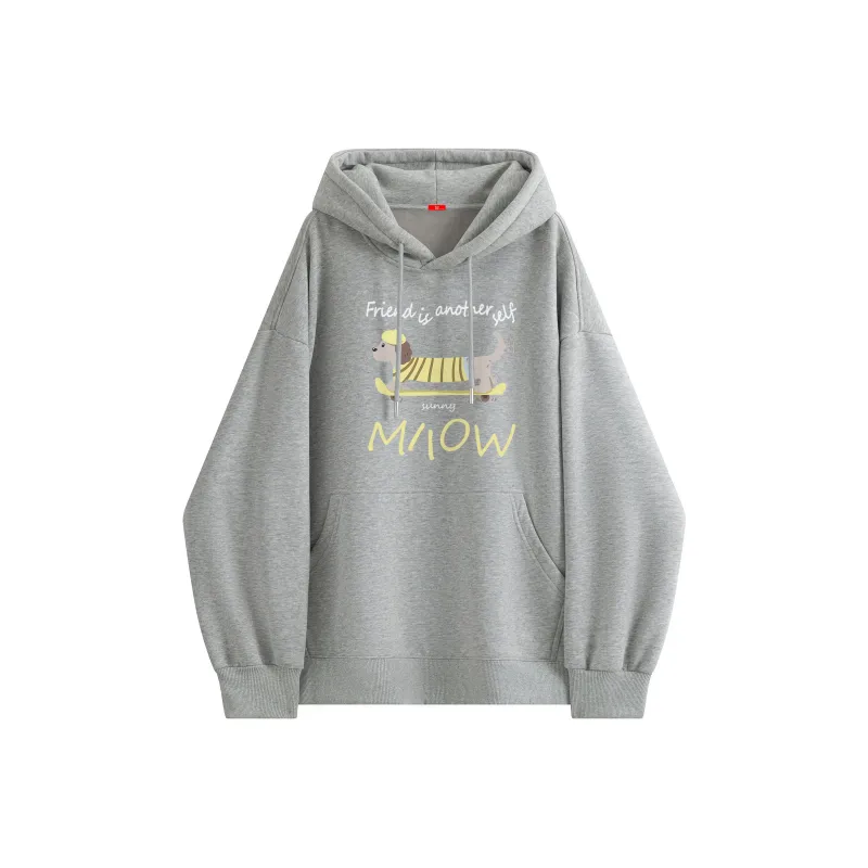 MIIOW Trend Party Series Sweatshirt Unisex Black-7