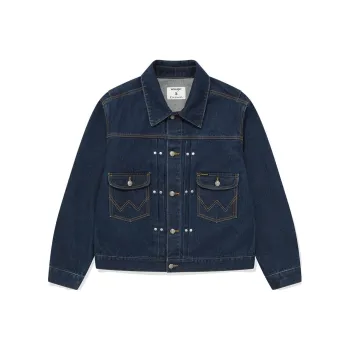 Wrangler X COVERNAT Denim Jackets Unisex Denim Blue