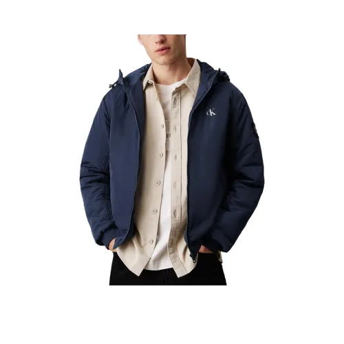 CALVIN KLEIN Jackets Coats Europe Version Men's Marine Blue