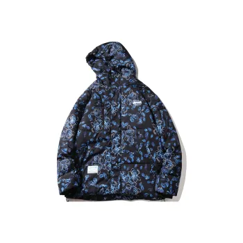 Guuka Puffer Jackets Unisex Dark Blue