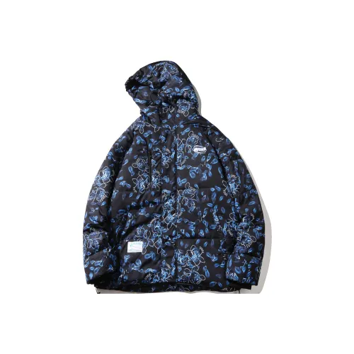 Guuka Puffer Jackets Unisex Dark Blue
