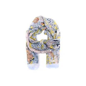 INOUITOOSH Wool Knit Scarves Women's Multicolor