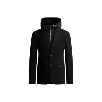 ARMANI EXCHANGEAE Business Suit Coat Men's Black