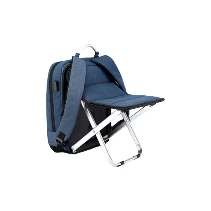 ALOENEY Polyester Backpack Men's Gray-5