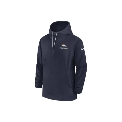 nike jordan Denver Broncos Sideline Jackets Coats Denver Broncos Men's Marine Blue