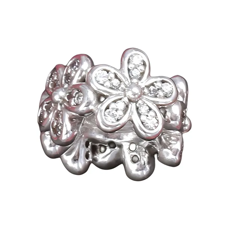 Pandora 925 Sterling Silver Jewelry Accessories Women's Silver White-2
