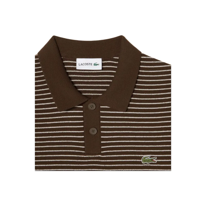 LACOSTE Polo Shirts Men Brown-5