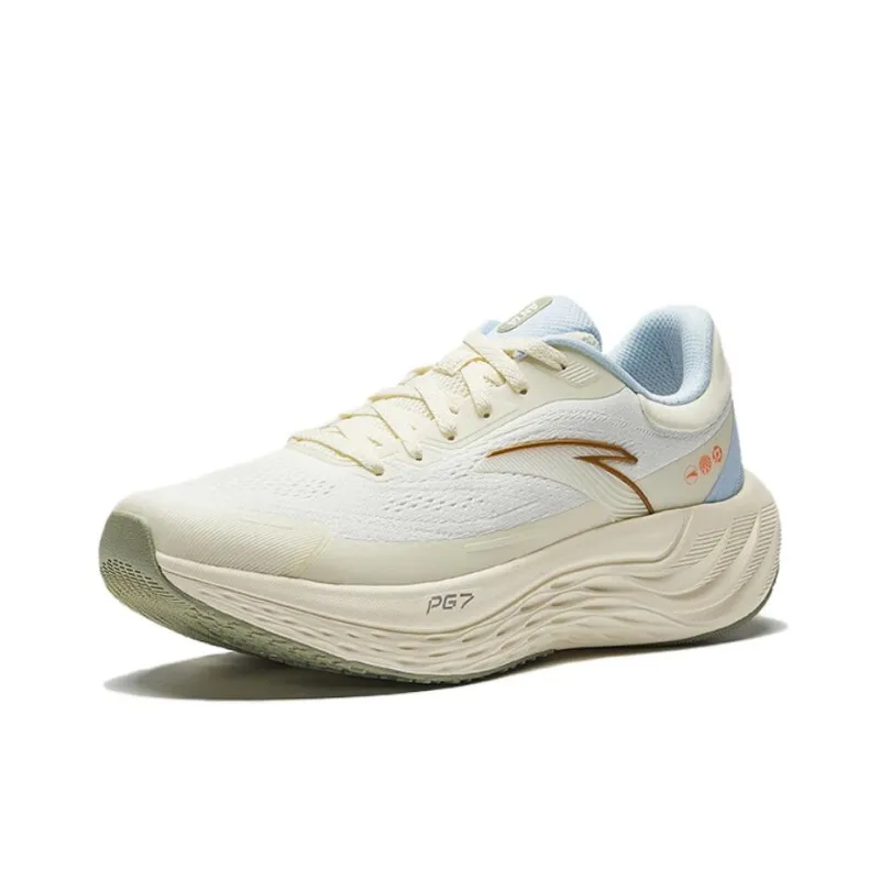 CHAOJIANTA Cushioning, Slip Resistant, And Abrasion Resistant Low Top Casual Running Shoes Women's White Blue-1