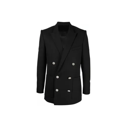 balmain koszulka SS23 Business Suits Coats Men's Black