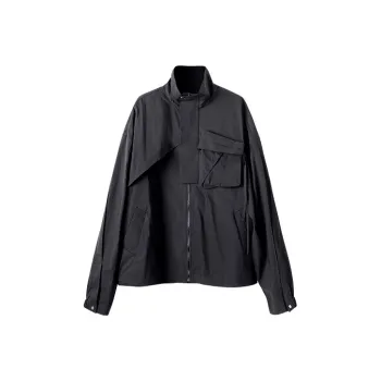 HUANXIANGZHE Jackets Coats Unisex Black