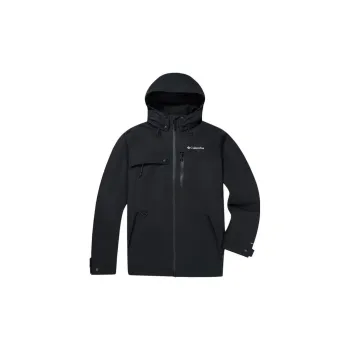 Columbia Transit Water Resistant Windproof And Water Repellent Windbreaker Jacket Men's Black