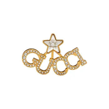 GUCCI Crystal embellished Logo Earring