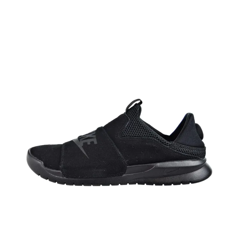 Nike Benassi Slip Anti Slip Wear Resistant Low Top Casual Shoes Men's Black-0