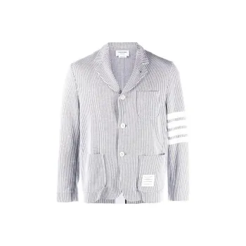THOM BROWNE 4 Bar Striped Single Breasted Blazer
