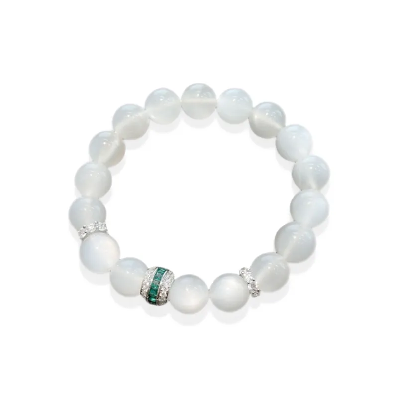 JIACUIYUN Colored Glaze Bracelets Unisex-0