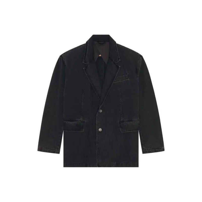 DIESEL Denim Jackets Men Black-0