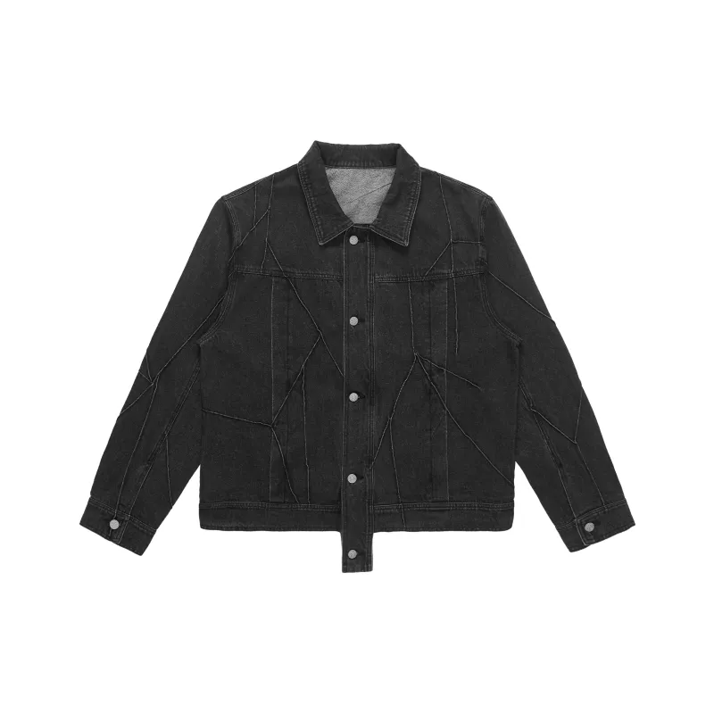 BLINDNOPLAN Loose Fit Denim Jacket Unisex-0