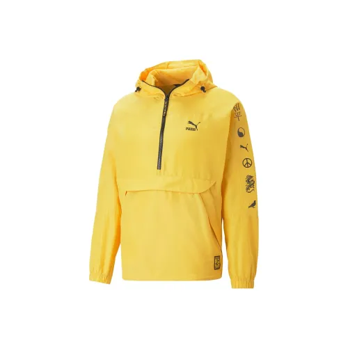 Staple X PUMA X STAPLE Co brand Jackets Unisex Yellow