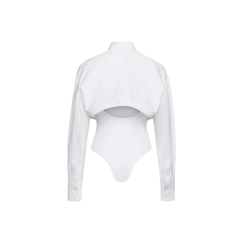 Alaia Bodysuits Women's White-1