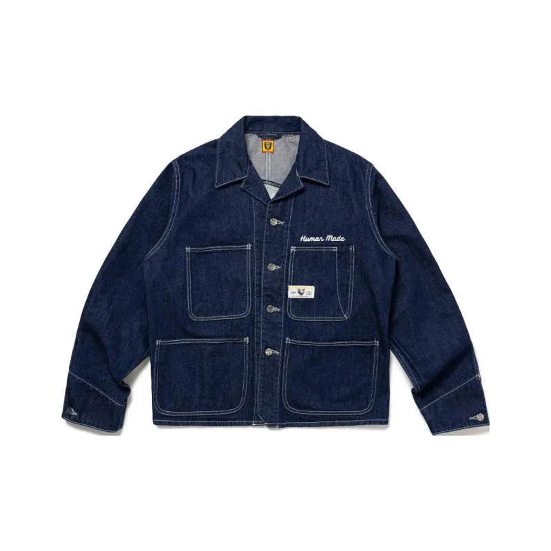 HUMAN MADE Denim Jacket Unisex Blue-0