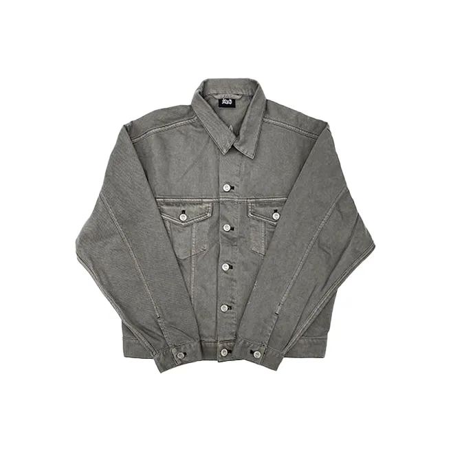 Revenge Denim Jackets Unisex Gray-0