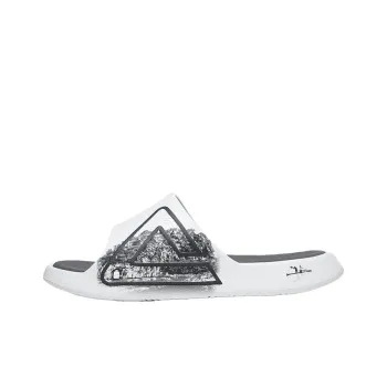PEAK Extreme National Creativity Slip Resistant Odor Resistant Cushioning Slide Slippers Men's Gray White