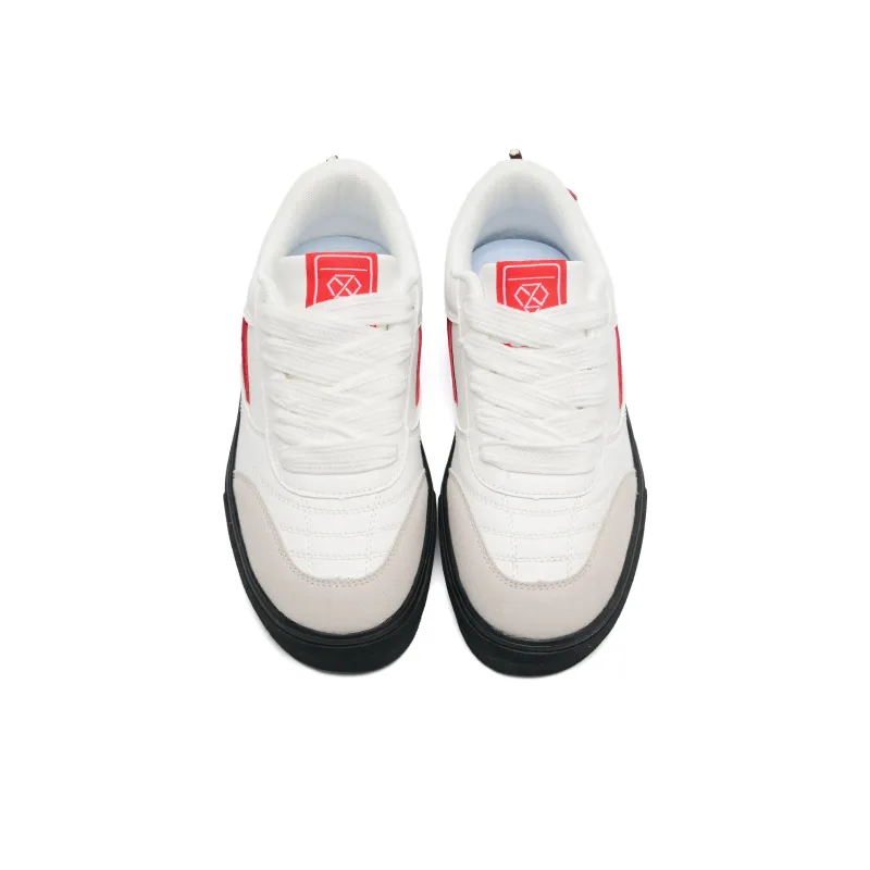 Circle Small Slip Resistant Lightweight Breathable Moisture Wicking Low Top Skateboard Shoes Unisex-17