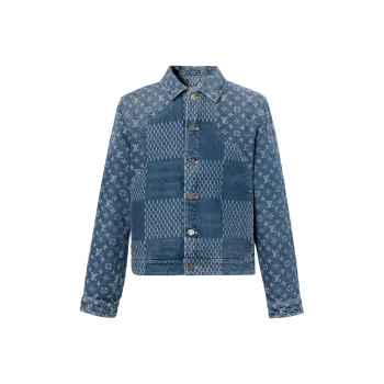 LOUIS VUITTON x Nigo Denim Jacket Men's Navy