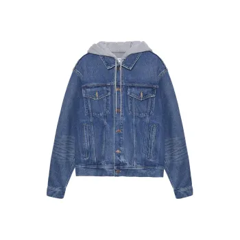 CELINE FW22 Denim Jacket Men's Joint Washable Color