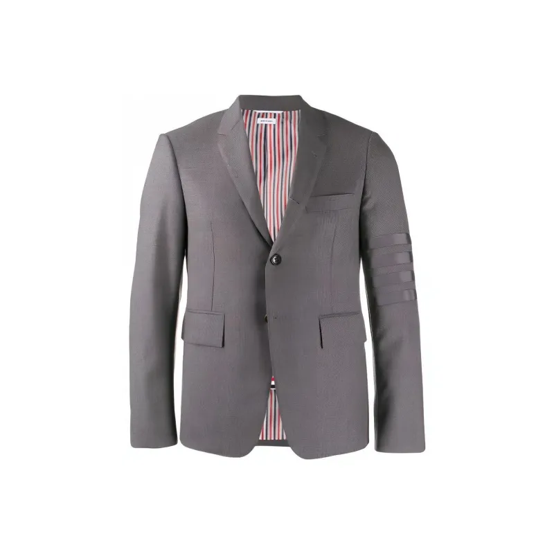 THOM BROWNE Business Suits Men Medium Gray-0