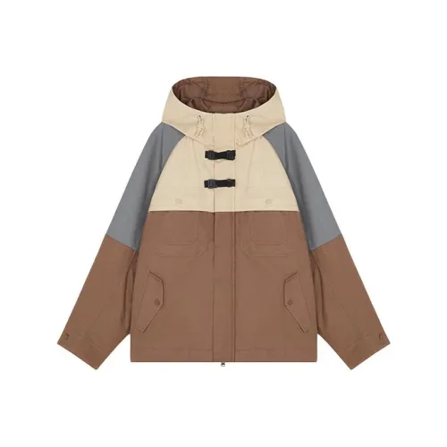 Onitsuka Tiger Jackets Coats Men's Brown