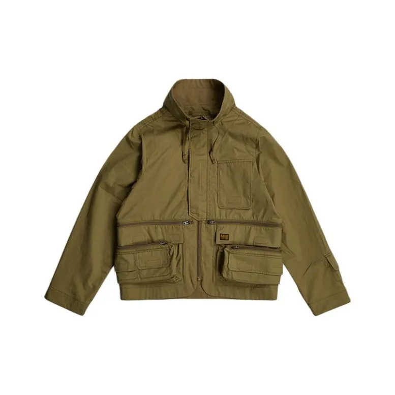 G STAR RAW Jackets Coats Men's Smoky Olive Green-0